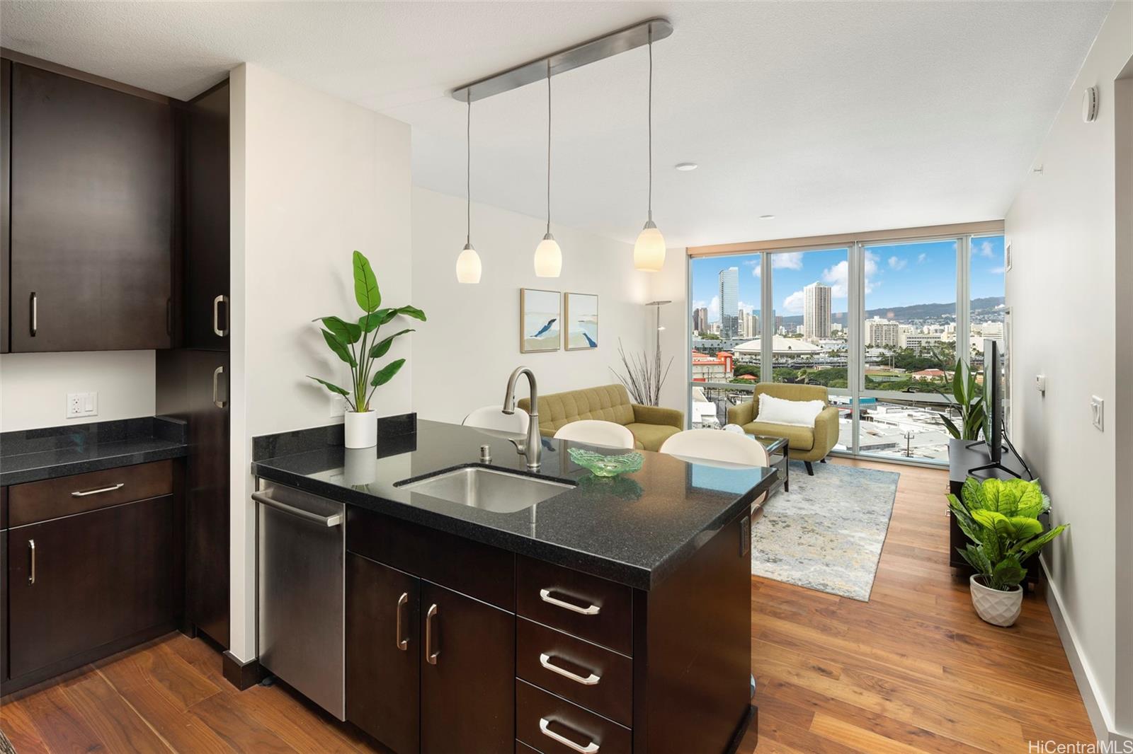 Waihonua 1308, 1189 Waimanu Street, Honolulu Kakaako condo