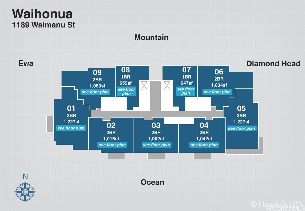 Waihonua condo # 280528, Honolulu, Hawaii - photo 21 of 21