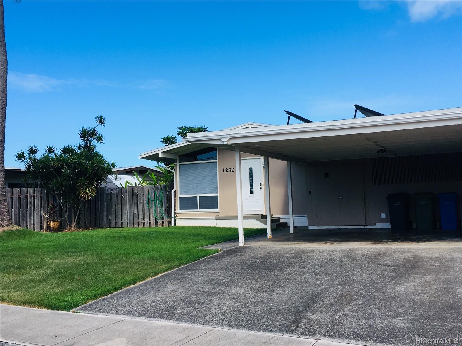 1230 Kahili Street Kailua Hawaii Rental