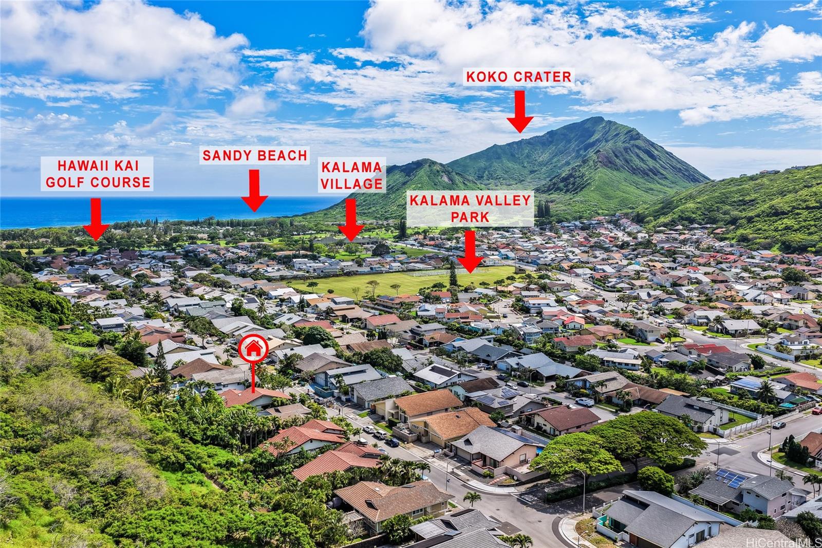 1245  Kaeleku Street Kalama Valley, Hawaii Kai home - photo 2 of 25