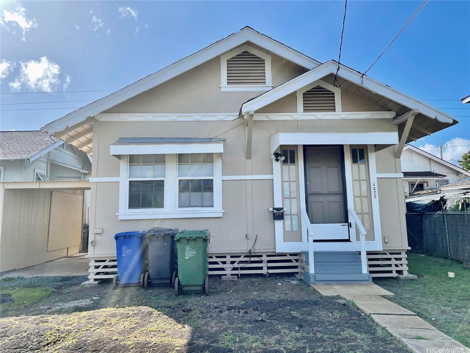 1277 Palolo Ave Honolulu Hawaii Rental