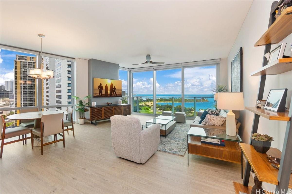 Hokua At 1288 Ala Moana condo # 15G, Honolulu, Hawaii - photo 2 of 25