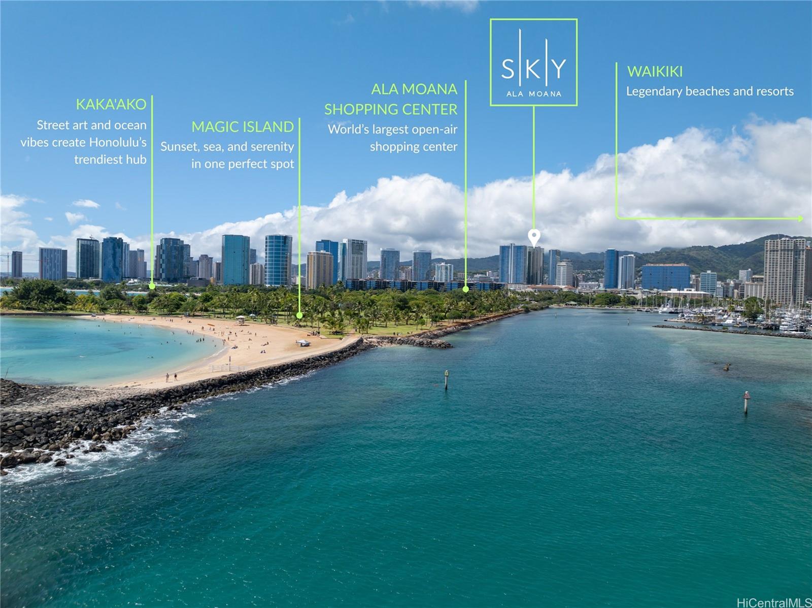 Sky Ala Moana West condo # 1505, Honolulu, Hawaii - photo 2 of 17