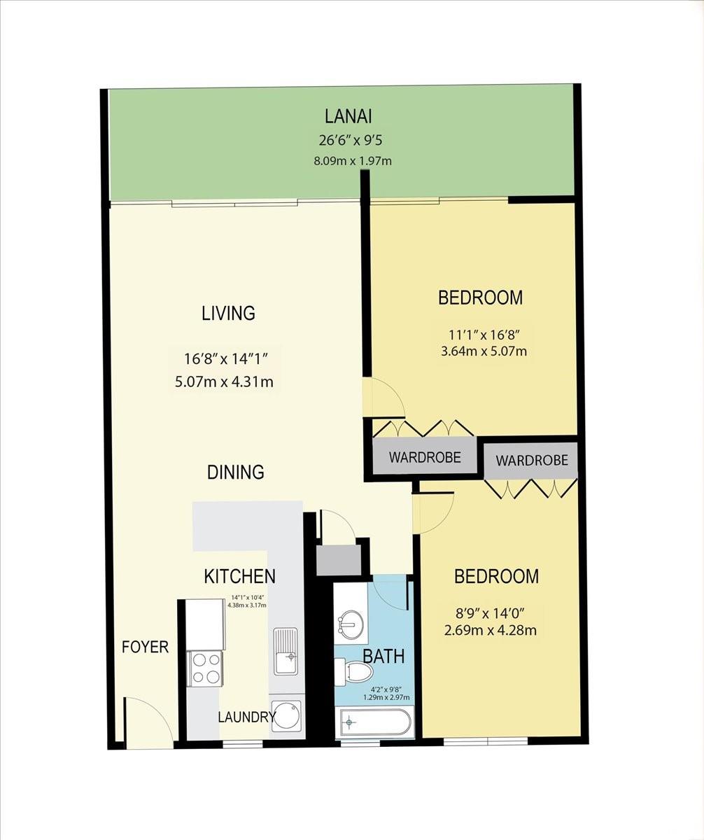 Victoria Towers condo # 1301, Honolulu, Hawaii - photo 19 of 20
