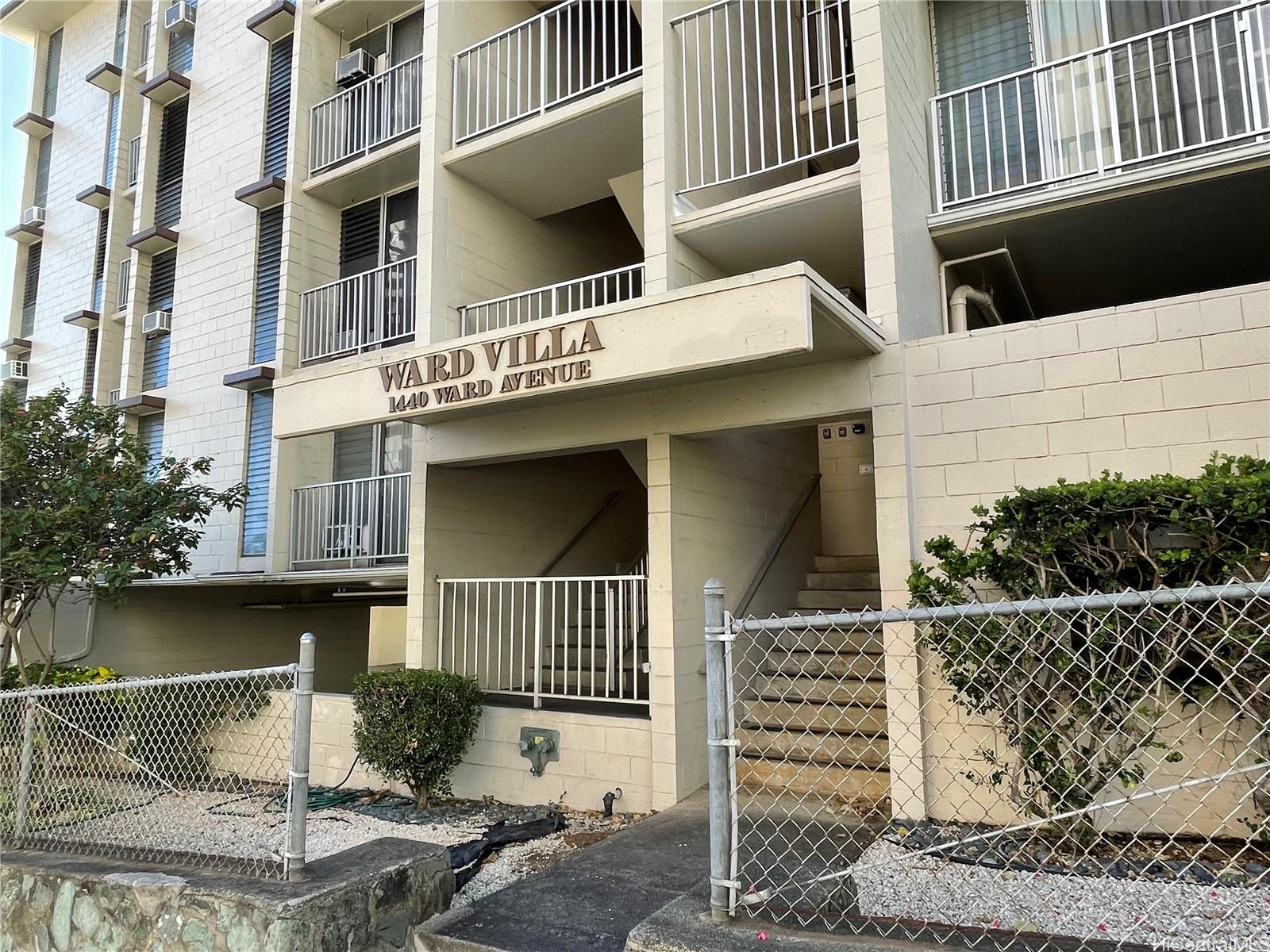 1440 Ward Ave 508 Honolulu Hawaii Rental Ward Villa