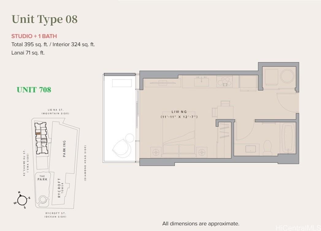The Park on Keeaumoku condo # 708, Honolulu, Hawaii - photo 13 of 20