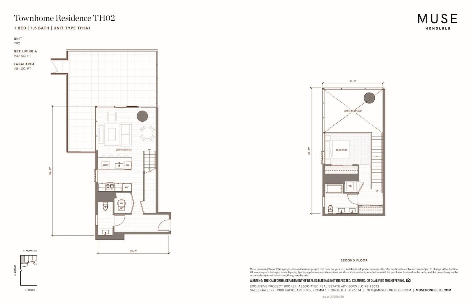 Muse Honolulu condo # 702, Honolulu, Hawaii - photo 4 of 8