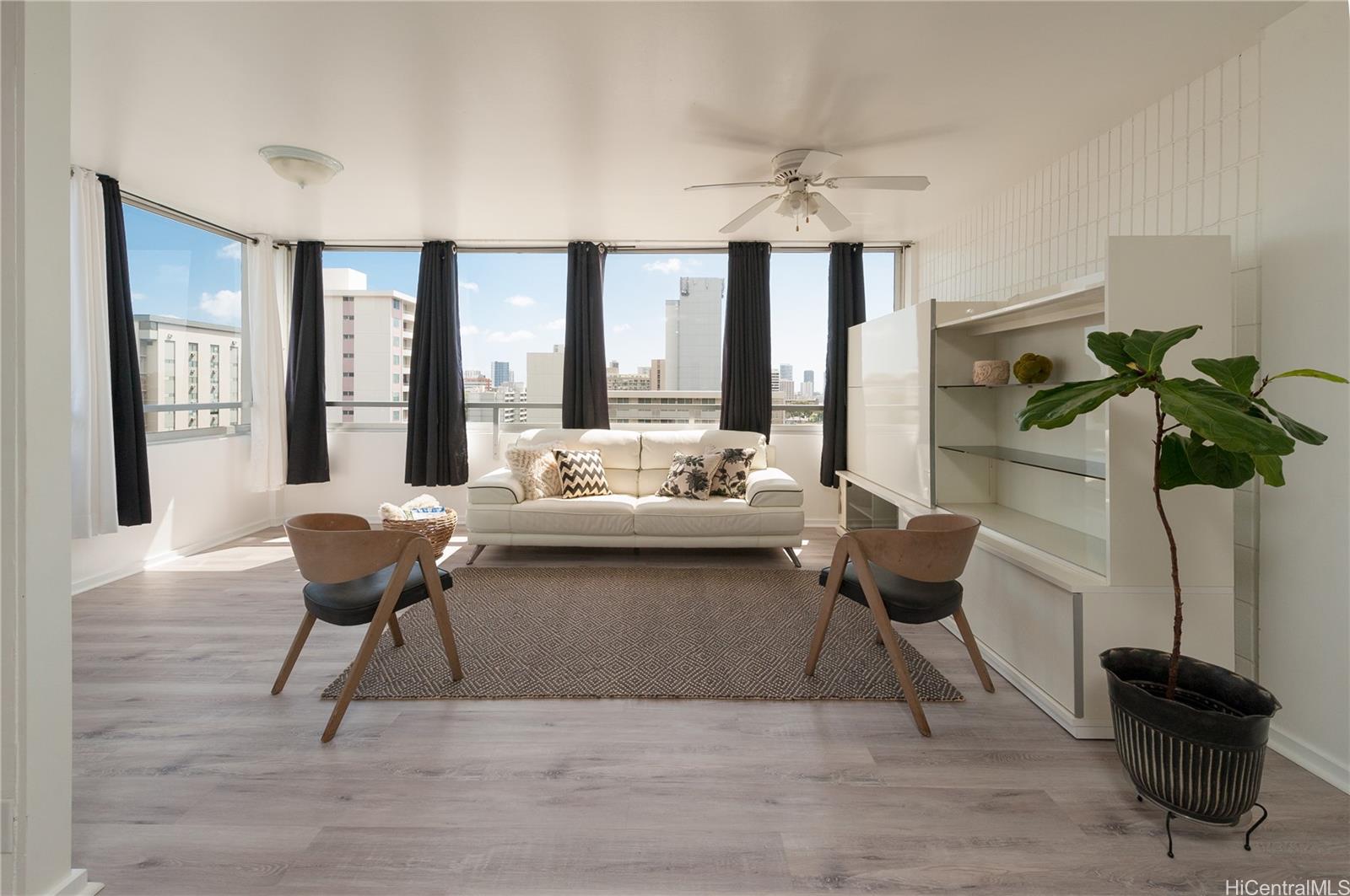 AngaRoa 401, 1545 Nehoa Street, Honolulu Makiki Area condo Sold