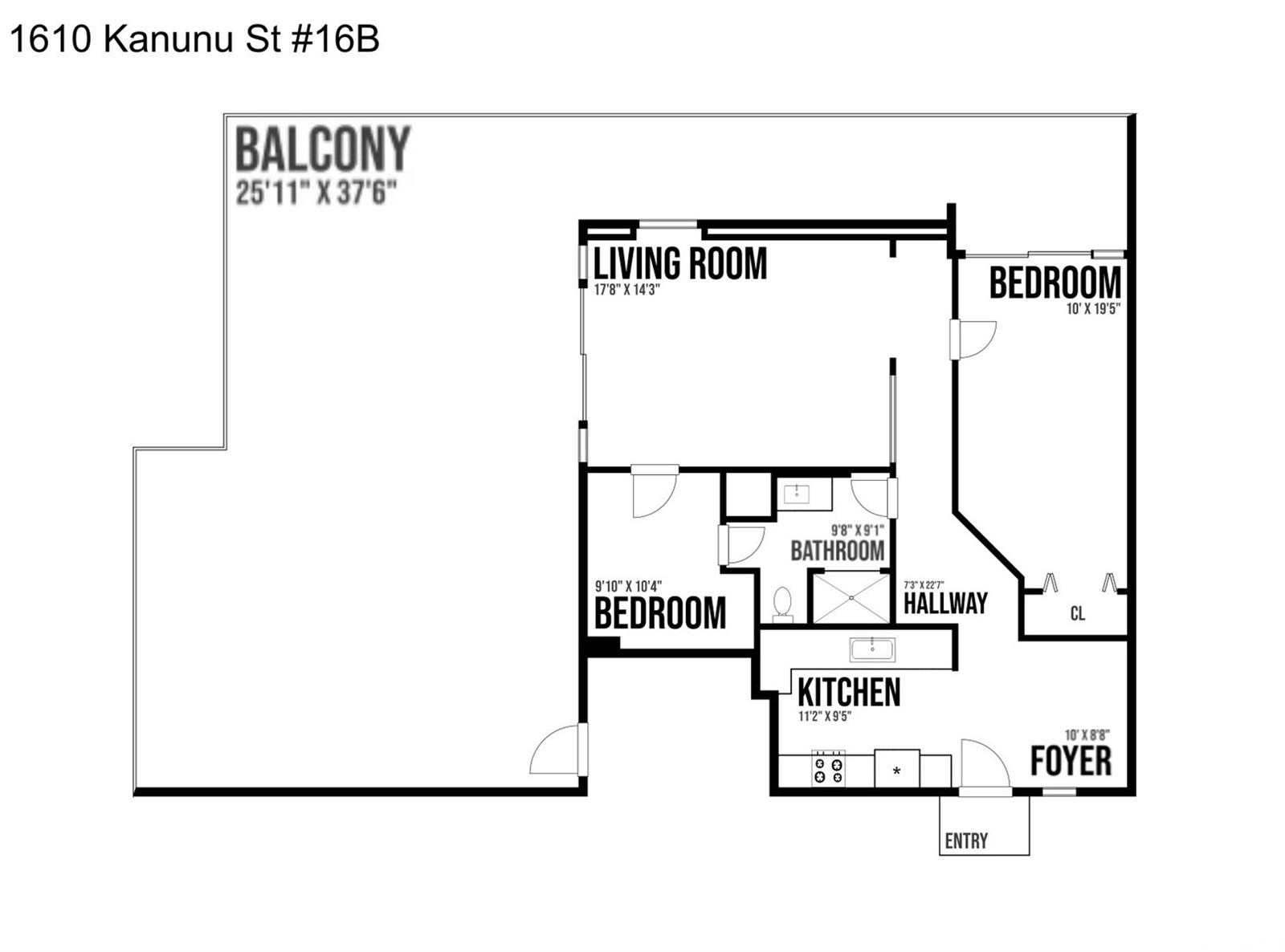 Kapiolani Towers condo # 16B, Honolulu, Hawaii - photo 25 of 25