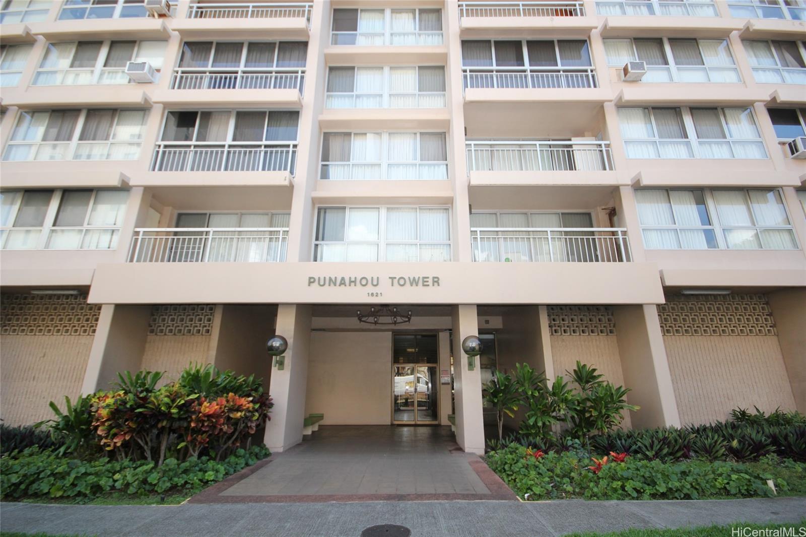 1621 Dole Street 101 Honolulu Hawaii Rental Punahou Tower
