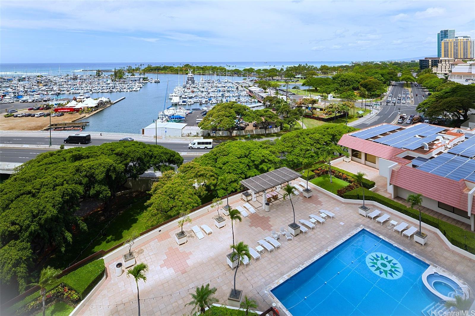 Yacht Harbor Towers condo # 1207, Honolulu, Hawaii - photo 9 of 13