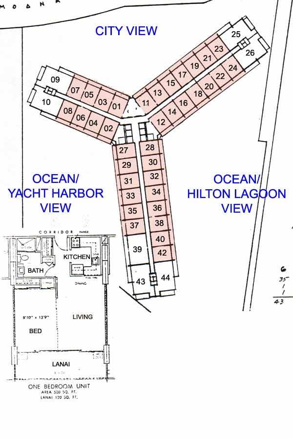 Ilikai Apt Bldg condo # 308, Honolulu, Hawaii - photo 22 of 22