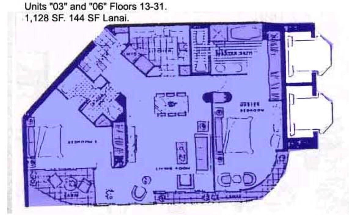 Waikiki Landmark condo # 3106, Honolulu, Hawaii - photo 3 of 3