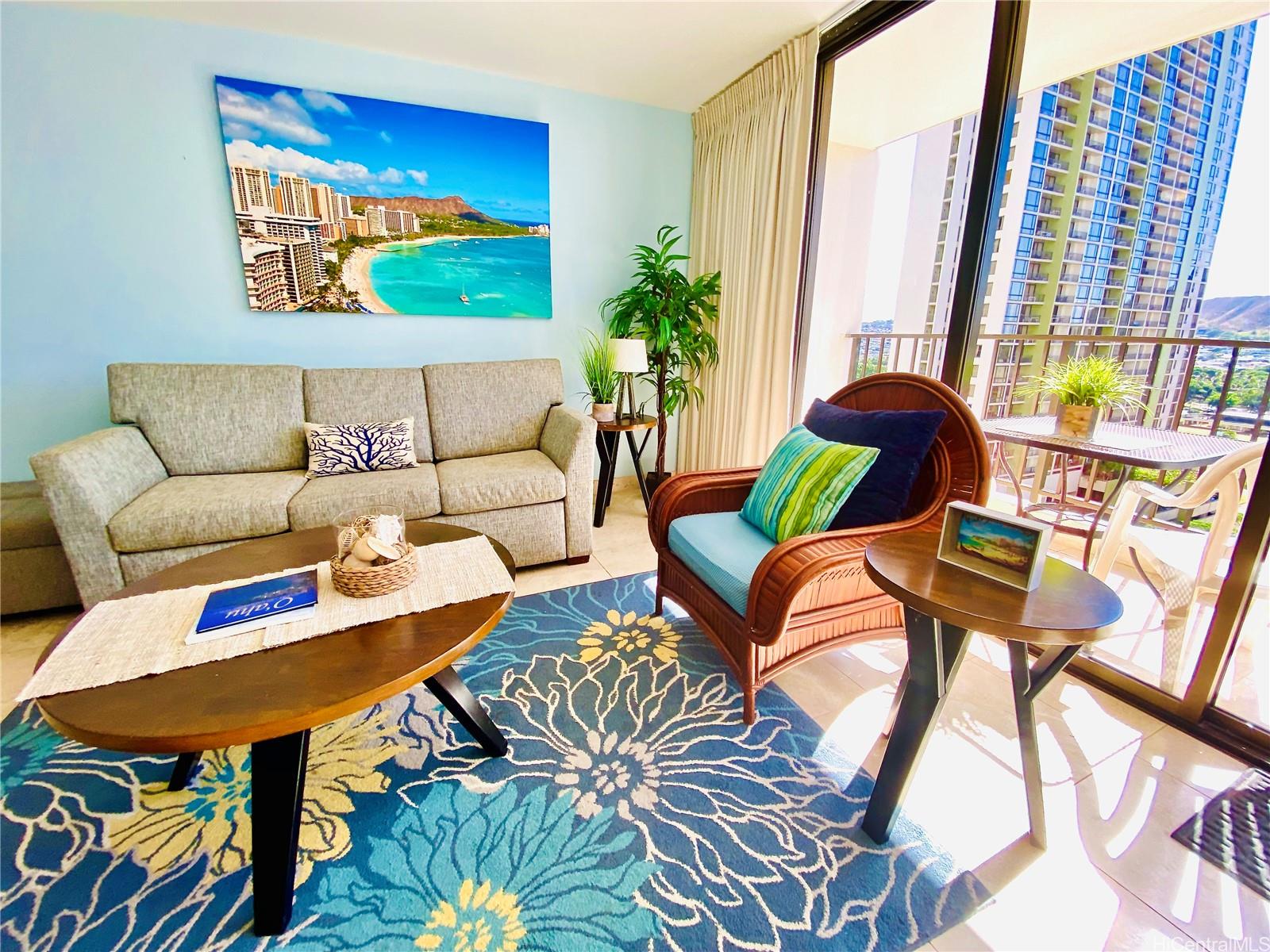 Waikiki Banyan condo # Makai 1513, Honolulu, Hawaii - photo 2 of 25