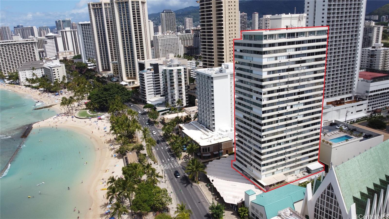 Foster Tower 404, 2500 Kalakaua Ave, Honolulu Waikiki condo