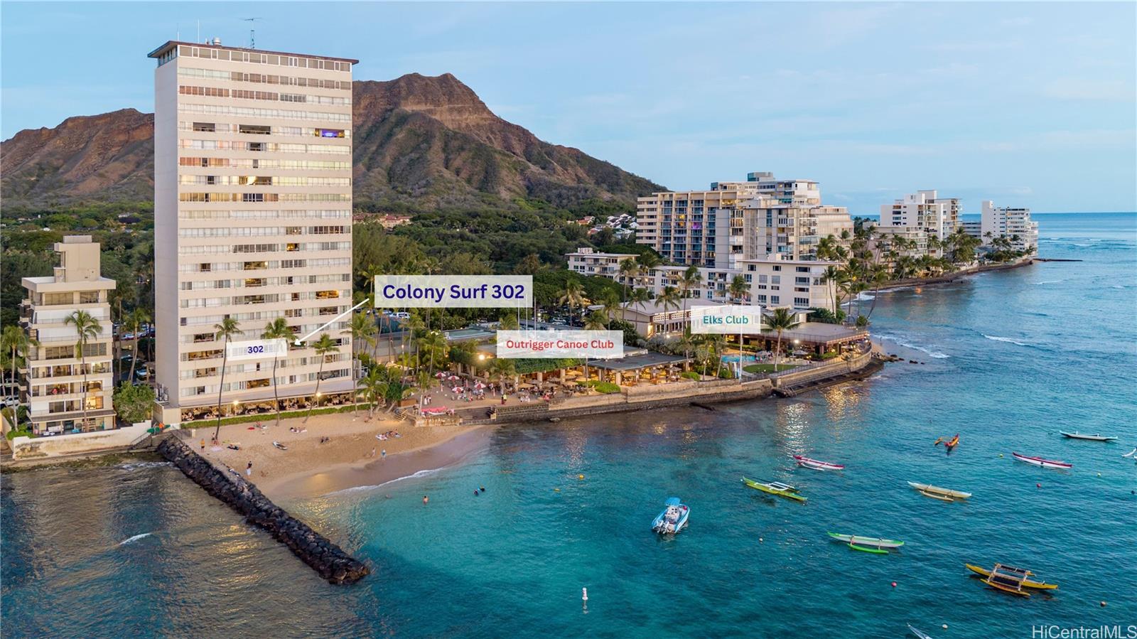 Colony Surf Ltd condo # 302, Honolulu, Hawaii - photo 5 of 25