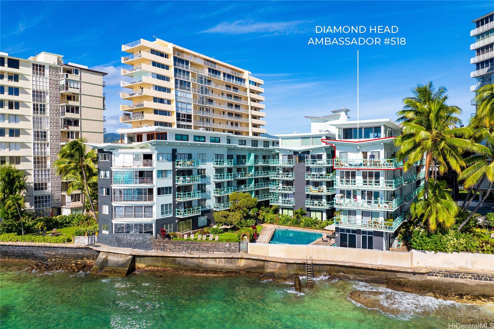 Diamond Head Ambassador A condo # 518, Honolulu, Hawaii - photo 2 of 24