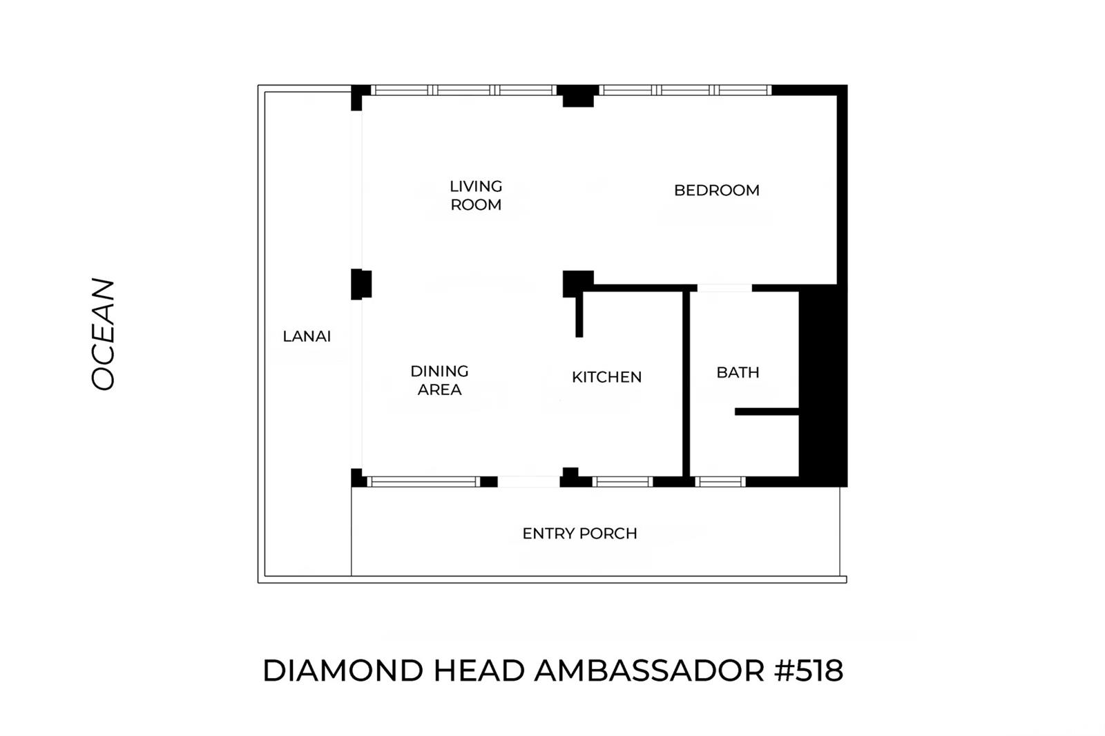 Diamond Head Ambassador A condo # 518, Honolulu, Hawaii - photo 24 of 24