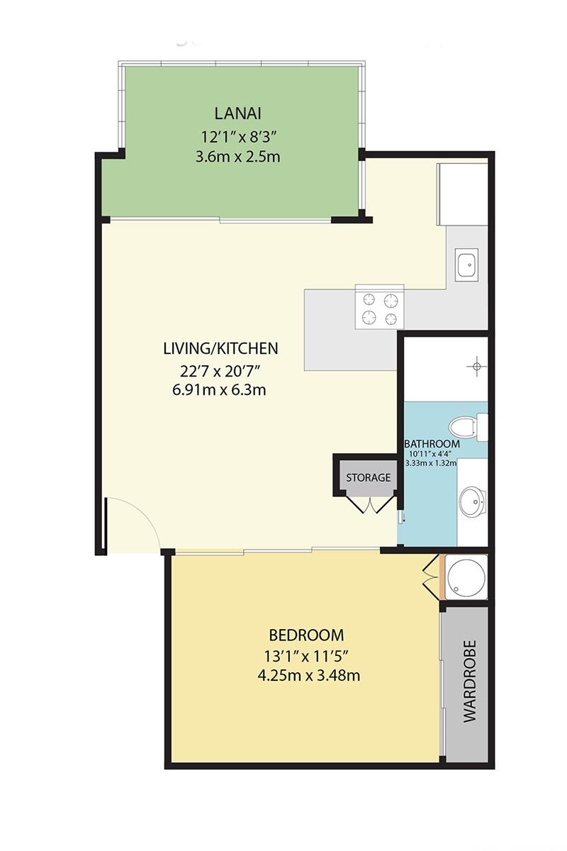 Diamond Head Gardens condo # B211, Honolulu, Hawaii - photo 15 of 24