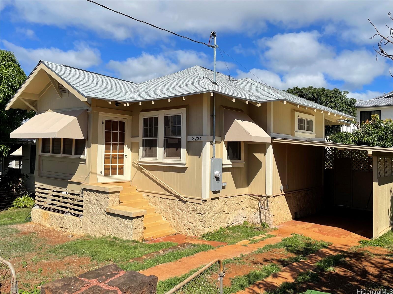 3234 Mokihana Street Honolulu Hi Rental Kapahulu
