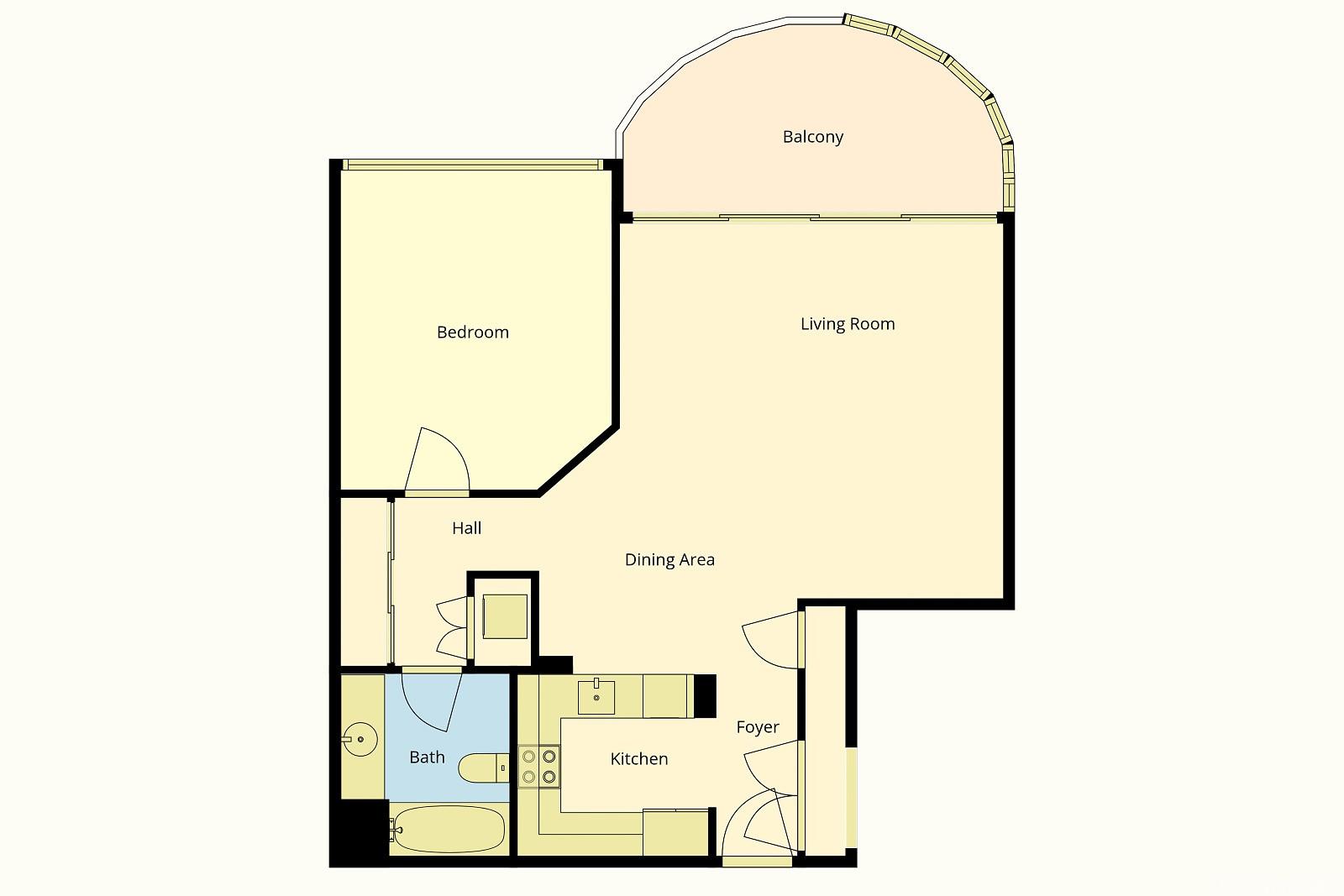 One Waterfront Tower condo # 503, Honolulu, Hawaii - photo 13 of 25