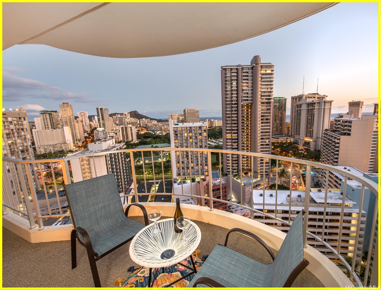 Waipuna 2703, 469 Ena Road, Honolulu Waikiki condo Sold