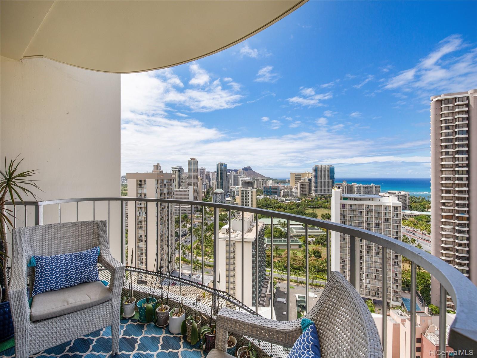 Waipuna 2906, 469 Ena Road, Honolulu Waikiki condo Sold
