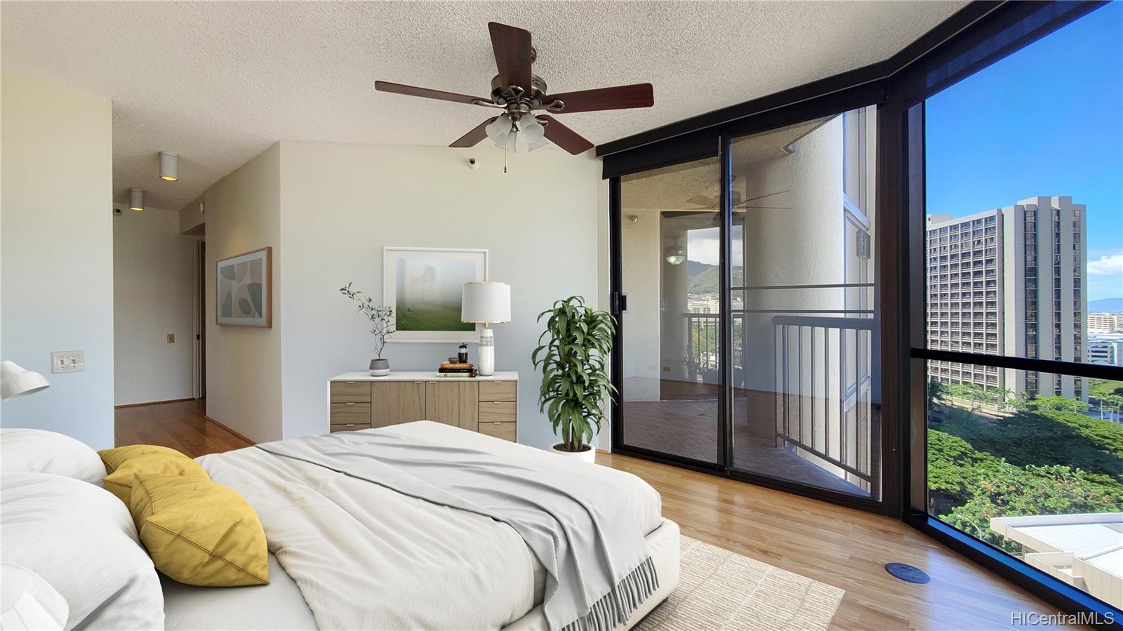 Honolulu Tower 1403, 60 Beretania Street, Honolulu Chinatown condo