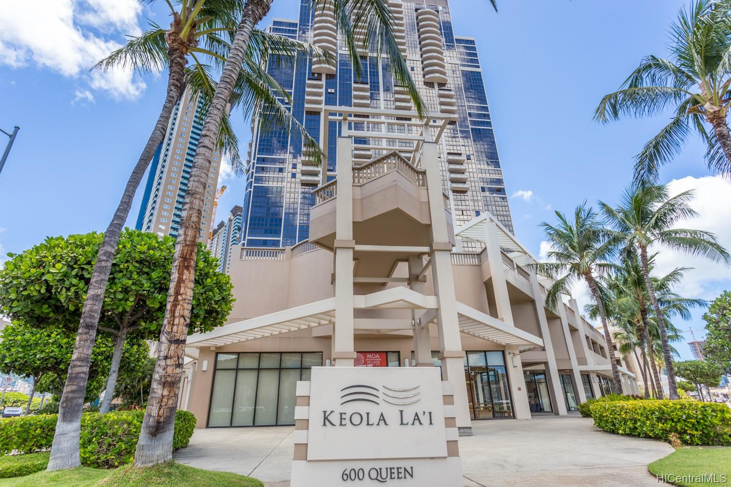 Keola Lai 1006, 600 Queen Street, Honolulu Kakaako condo