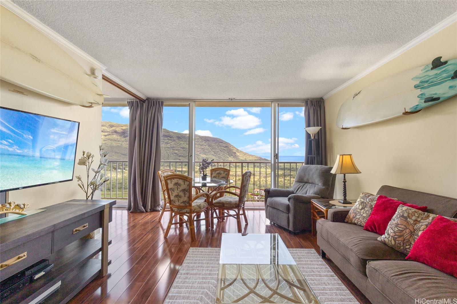 Makaha Valley Towers condo # G1626, Waianae, Hawaii - photo 2 of 18