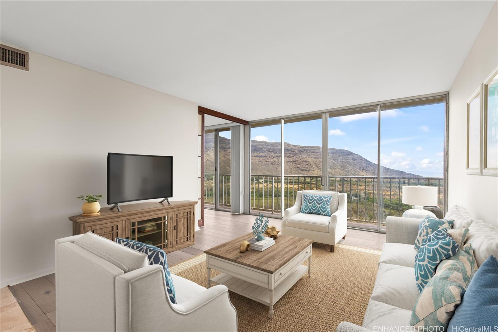 Makaha Valley Towers condo # J1034, Waianae, Hawaii - photo 5 of 25