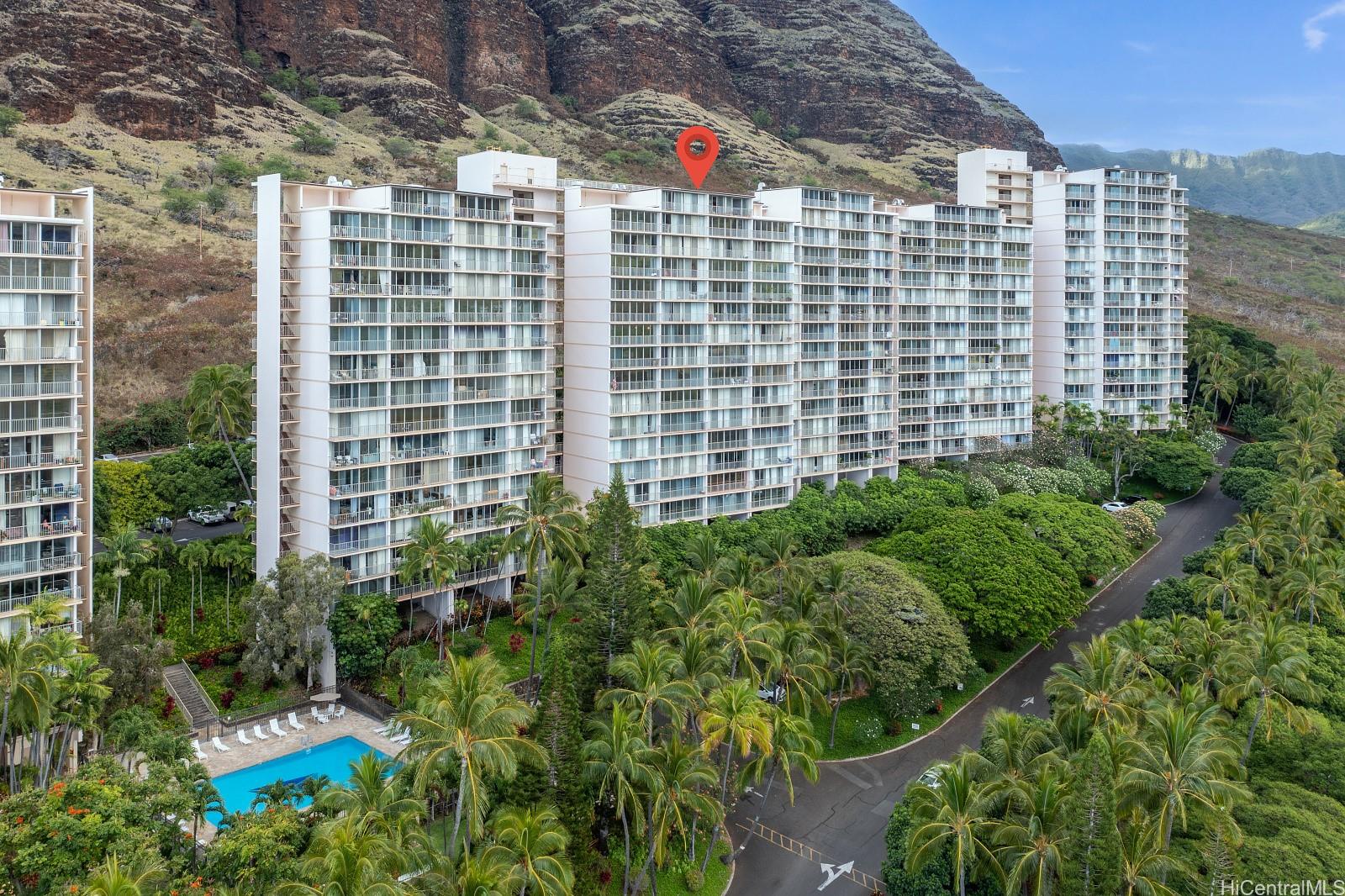 Makaha Valley Towers condo # J633, Waianae, Hawaii - photo 23 of 25