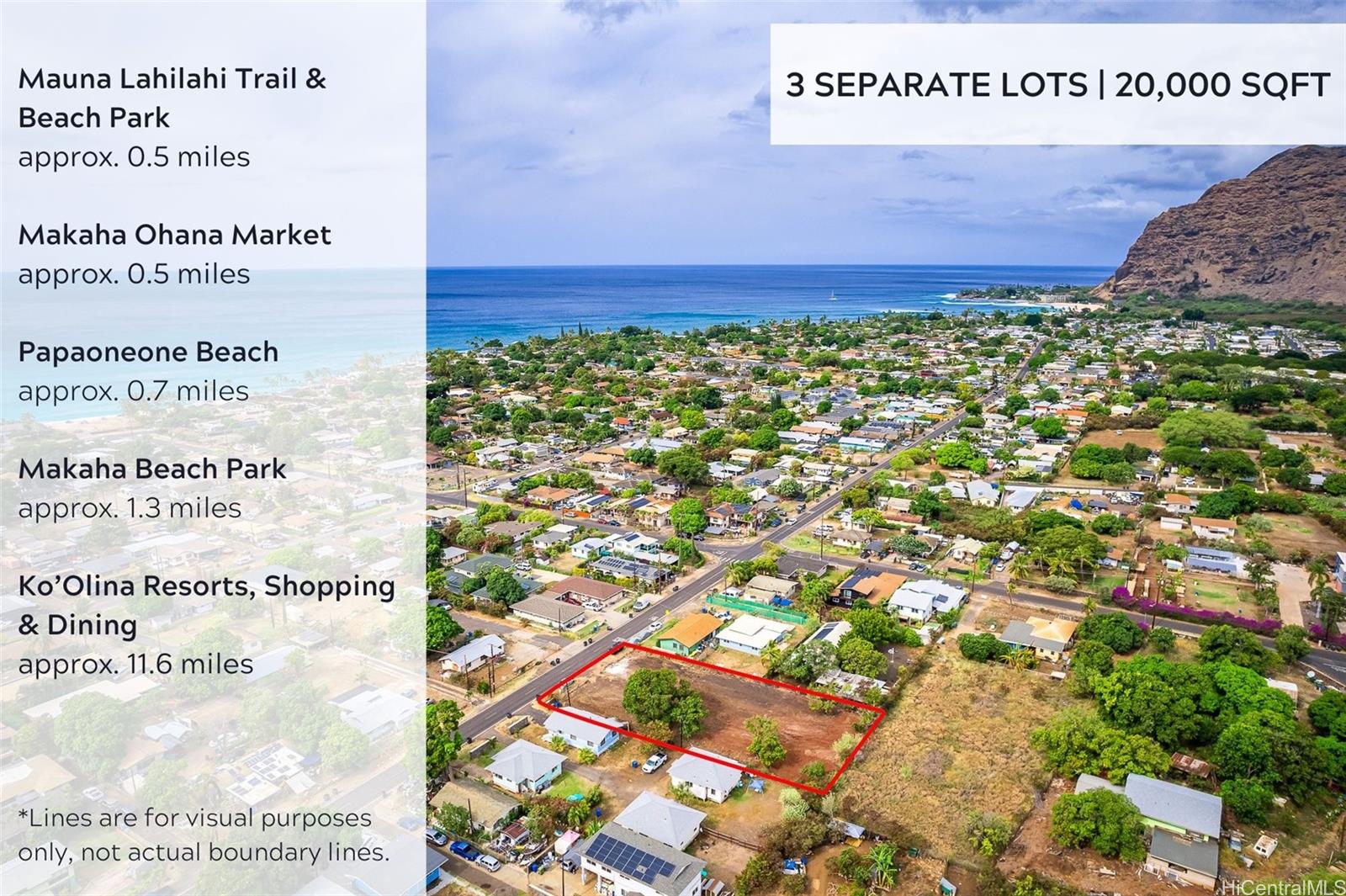 84930 Lahaina St A, B, C Waianae Makaha Land For sale