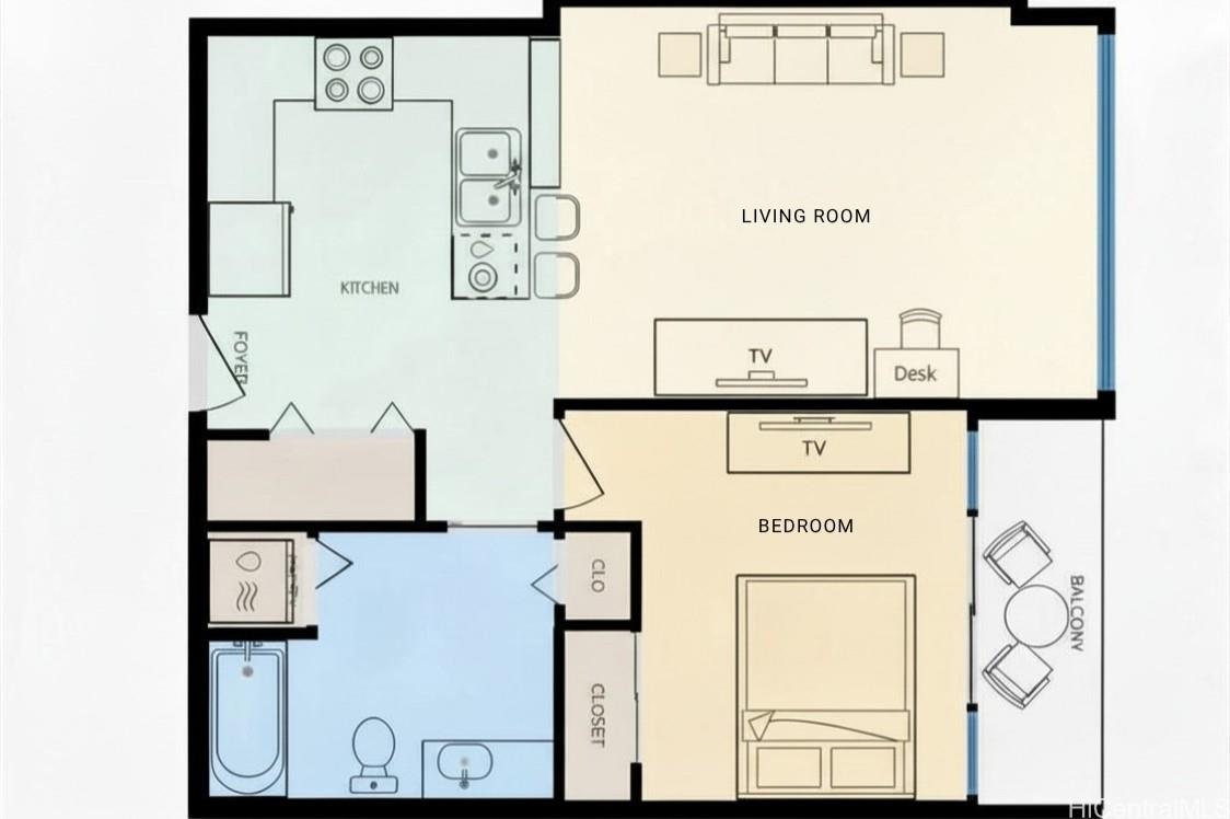 909 Kapiolani condo # 3105, Honolulu, Hawaii - photo 5 of 7