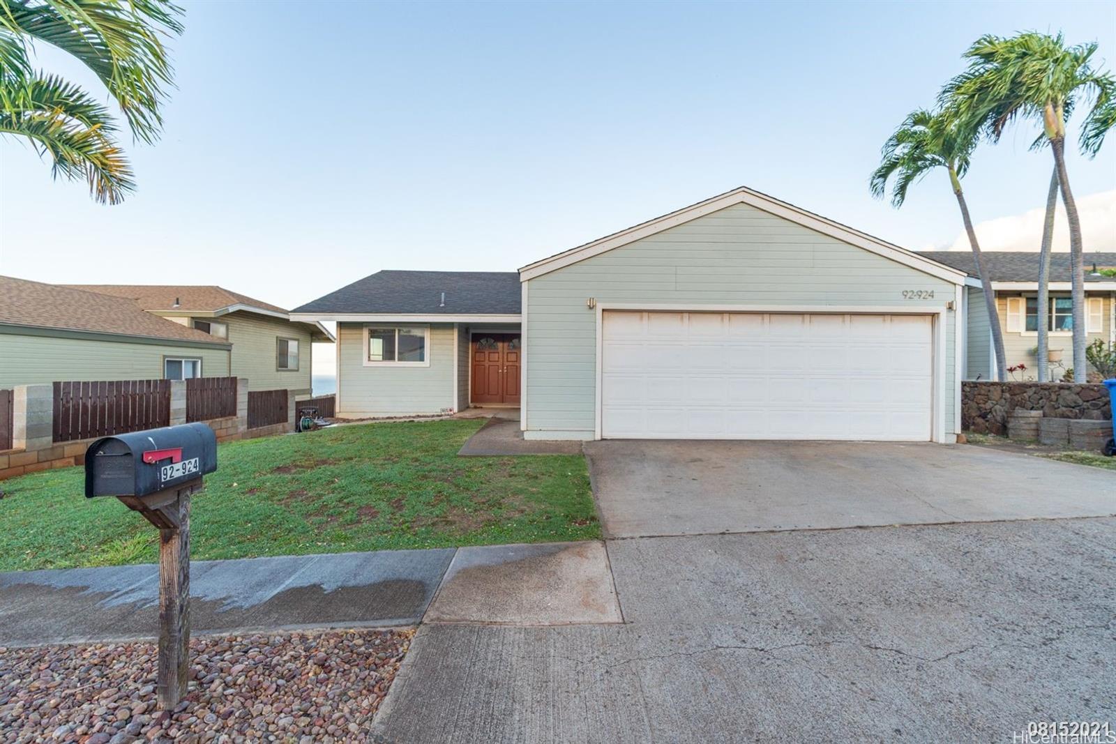 92924 Panana Street Kapolei Hawaii Rental