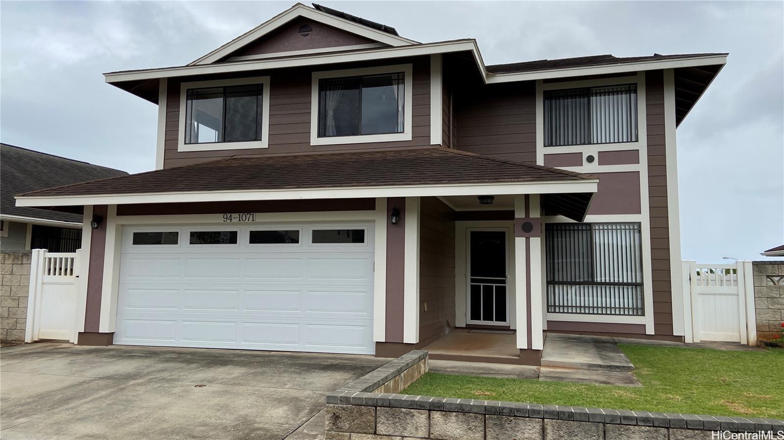 941071 Hoohele Street Waipahu Hi Rental Royal Kunia