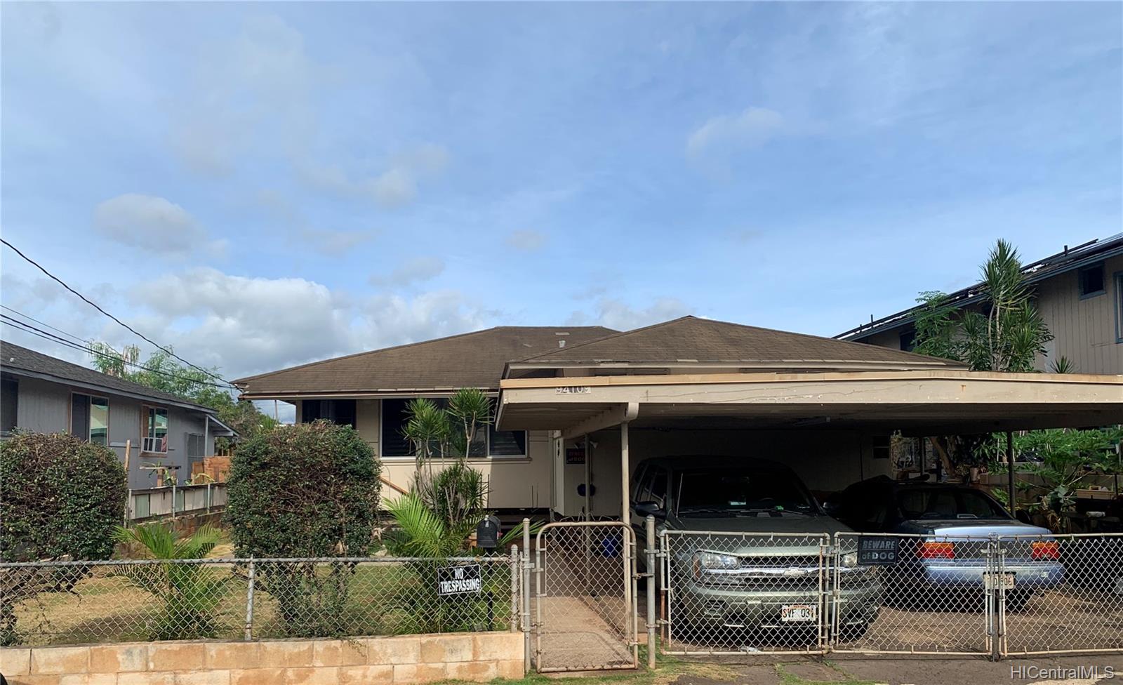94109 Awalau Street , Waipahu house for sale Waipahulower Waipahu