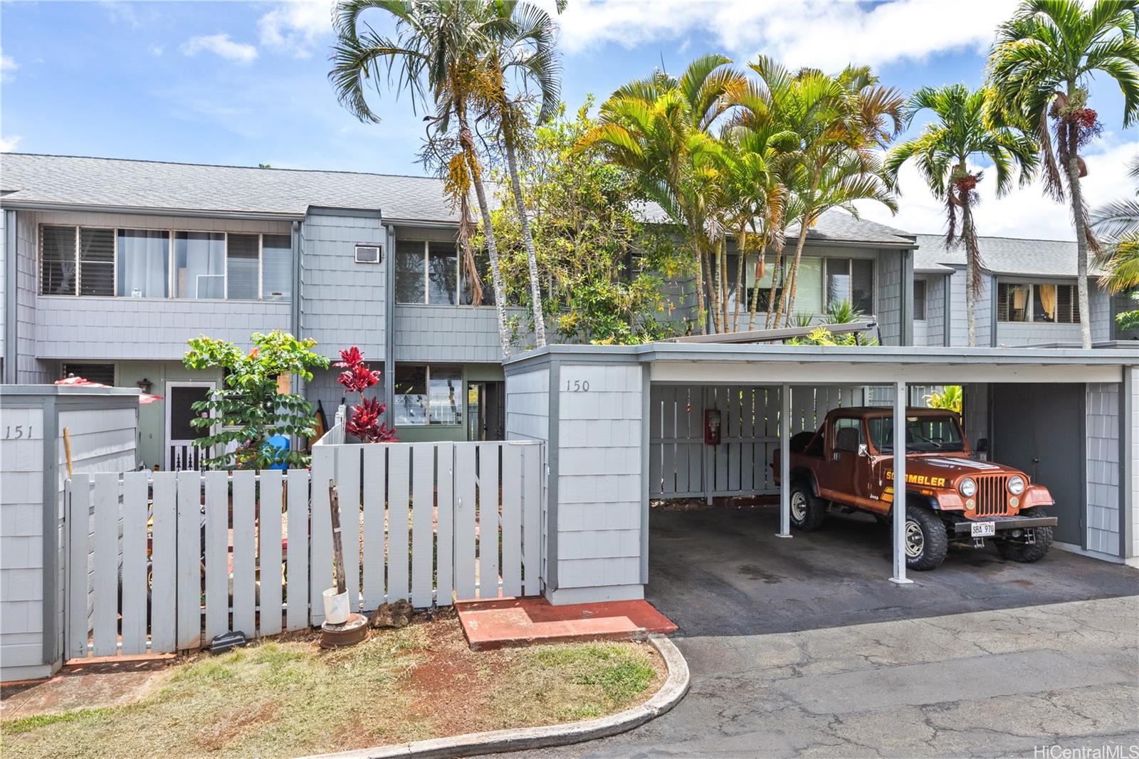 Mililani Town Association 150, 94555 Alapoai Street, Mililani Mililani Area townhouse Sold