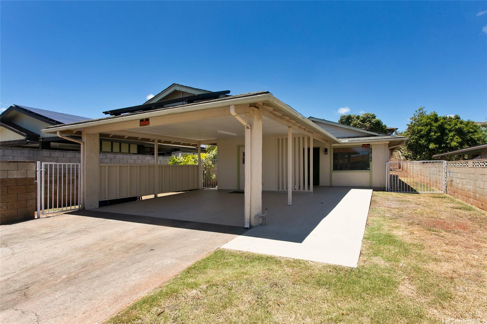 94746 Kalae Street , Waipahu house for sale Village Park Waipahu