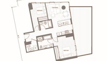 Muse Honolulu condo # 1509, Honolulu, Hawaii - photo 2 of 6