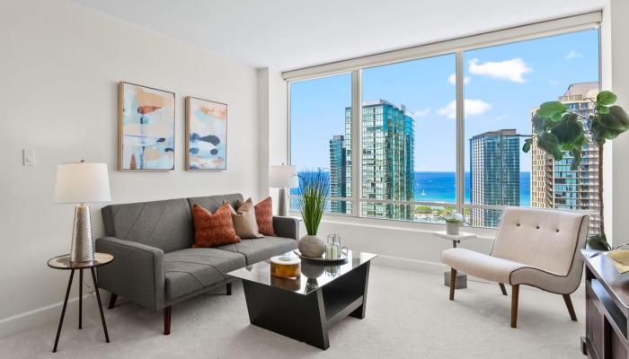Pacifica Honolulu condo # 3708, Honolulu, Hawaii - photo 1 of 25