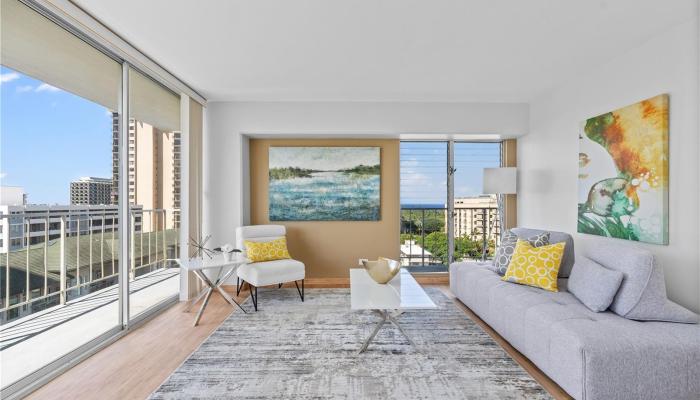 Hale Moani condo # 1201, Honolulu, Hawaii - photo 1 of 16