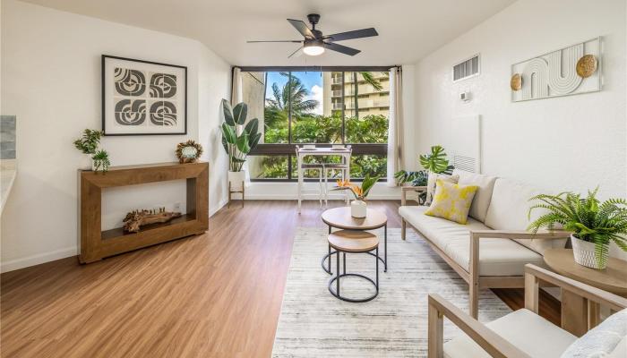 Liliuokalani Gardens condo # 415, Honolulu, Hawaii - photo 1 of 1