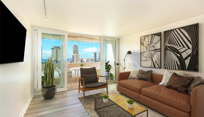 Ala Wai Plaza condo # 2215, Honolulu, Hawaii - photo 1 of 1